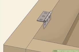 how to install cabinet hinges a step