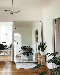 large mirror in the bedroom