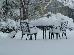 caring for outdoor furniture in winter