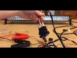 In this video i'll show you how to make and wire your own relay wiring harness for your led light bar or any other accessory. Mictuning 2 Lead Led Light Bar Wiring Harness Youtube