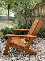 Easy Modern Adirondack Chair 2x4 Simple