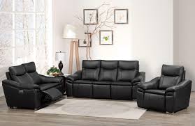 genuine leather power reclining sofa