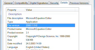 Equation Editor Executable