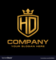hd logo royalty free vector image