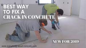 repair s in a concrete floor