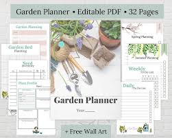 Garden Planner Fillable Pdf Printable
