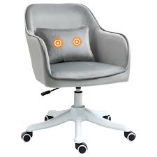 vinsetto velvet feel office chair with