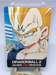 Artbox dragonball z japanese hero collection series 1 trading cards box at $89.00! Dragon Ball Z Artbox Hero Collection Majin Vegeta 195 Lp Ebay