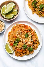 Cut the chicken into strips. Instant Pot Chicken Pad Thai The Recipe Well