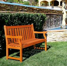 Wooden Outdoor Bench 2 Seater