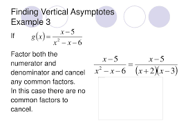 How to determine the vertical asymptote? Ppt Asymptotes Tutorial Powerpoint Presentation Free Download Id 1223810