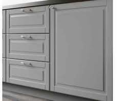 I drew up a suggestion and went to an iron worker, who bent them according to my specifications. Ikea Bodbyn Gray Kitchen Cabinet Door Ebay