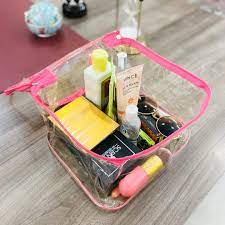 makeup storage pouch transpa