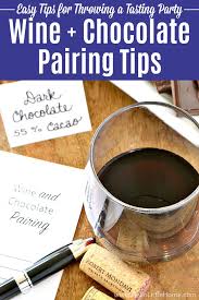Easy Wine And Chocolate Pairing Tips Hello Little Home