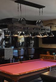 The Yorba Linda Unique Industrial Style Pool Table Light