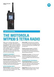 motorola mtp830 s tetra radio connectcom
