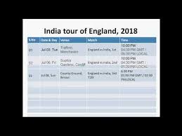 41 likes · 4 talking about this. Cricket India Tour England 2018 Schedule India Vs England 2018 Series India Tour Manchester England England