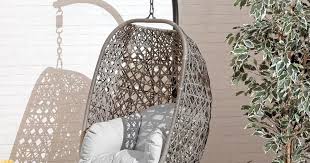 Five Hanging Egg Chairs From B Q The