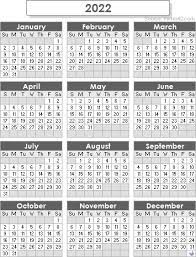 All template are downloadable, editable and printable with 12 months per page, available in html, word, excel, pdf, jpg, png format (a3/a4/letter paper. 2022 Calendar Templates And Images