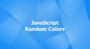 generate random colors in javascript