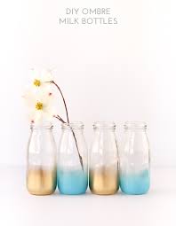 Diy Ombre Milk Bottles The Crafted Life