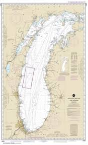 14901 Lake Michigan Nautical Chart