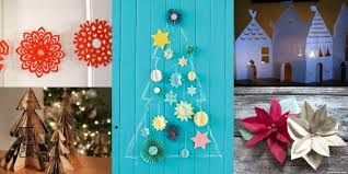 35 easy paper christmas decorations