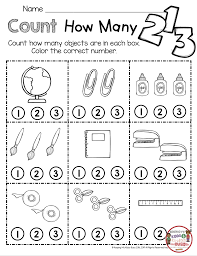 So here we bring you 15 creative & fun activities for preschoolers. Count How Many Numbers And Counting Worksheet For Preschool An Counting Activities Preschool Preschool Counting Worksheets Counting Worksheets For Kindergarten