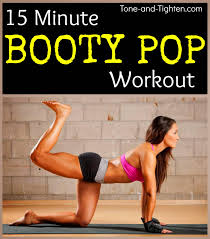 At Home Booty Pop Workout Exercise | Tone and Tighten