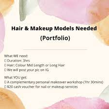 hair and makeup models needed beauty