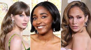 beauty looks at the 2024 golden globes