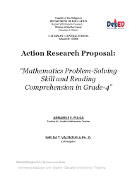Start by reading the title and abstract. Action Research In Math Grade 4 Reading Comprehension Teaching Mathematics