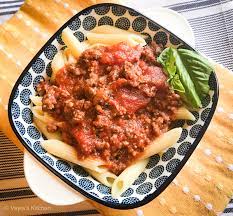 easy penne with meat sauce recipe a kid