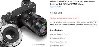 manual focus macro lens