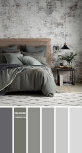 grey and muted sage green for bedroom