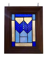 Art Deco Stained Glass Mosaic Window
