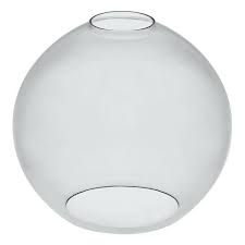 Smoke Grey Glass Globe Pendant Lamp
