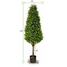 artificial buxus tree in cone shape