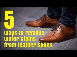 Water Stains Out Of Leather Shoes