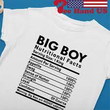 big boy nutritional facts serving size