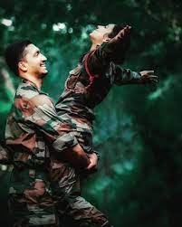 army lover army couple indian army
