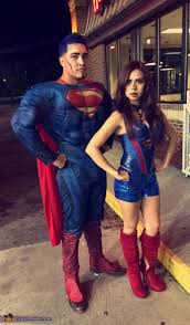 super and superman couple costume