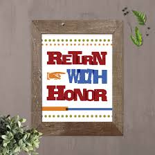 return with honor free printable lds