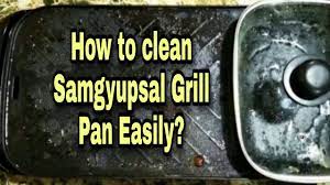 How To Clean Samgyupsal Grill Pan| Easy tutorial| Kathrine Cuyos - YouTube