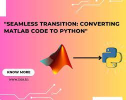 converting matlab code to python