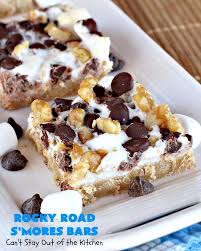 rocky road s mores bars can t stay