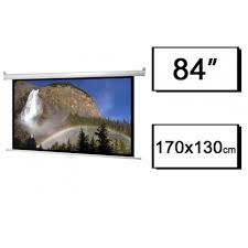 projection screen 170x130 cm manual