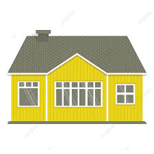 Yellow European Rustic Simple House