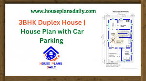 3bhk Duplex House House Plan With Car