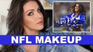 nfl cheerleading makeup tutorial game
